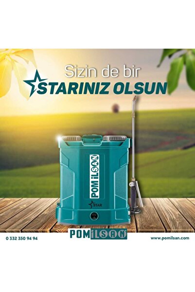 POMİLSAN Pomilsan STAR Akülü 16 Lt Sırt Ilaçlama Pompası