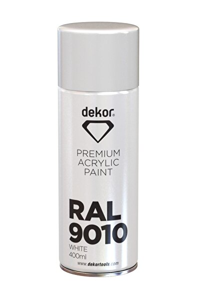 Dekor (Hassan) Hassan Dekor Ral 9010 Sprey Boya 400ml Parlak Beyaz