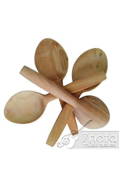 7nota ALX0105 Birinci Sınıf Şimşir Oyun Kaşığı (Takım) 4 Adet