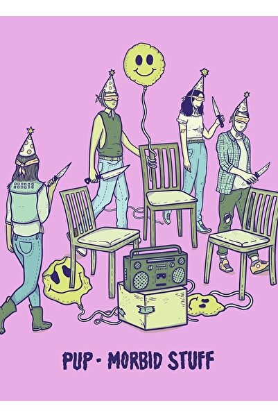 Universal Poster decorativ din lemn cu pictură morbidă