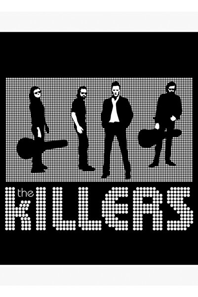 Universal Poster decorativ din lemn Killers White Painting