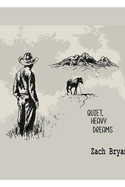 Universal Zach Bryan Tablo Poster decorativ din lemn