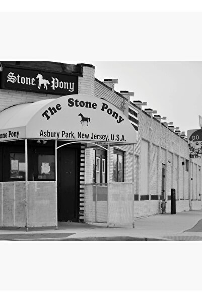 Universal Jersey Nights (Stone Pony) Ξύλινη Διακοσμητική Αφίσα Ζωγραφικής