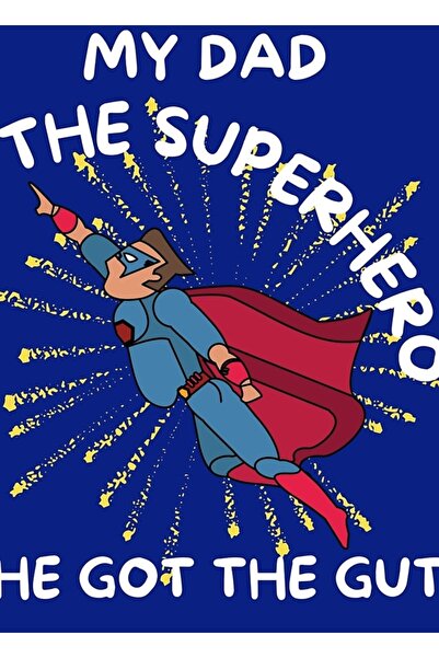 Universal Tata Legendaran Čovek, Tata Ima Superherojsku Hrabrost Drveni Poste...