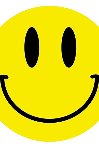 Universal Ξύλινη διακοσμητική αφίσα με χαμογελαστό πρόσωπο