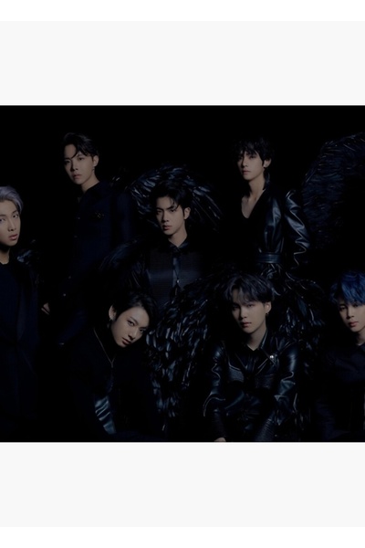 Universal BTS Black Swan MOTS 7 Ξύλινη Αφίσα Τέχνης Διακοσμητική ξύλινη αφίσα...