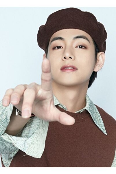 Universal Bts - V - Taehyung Painting Wooden Poster Decorative Code2950