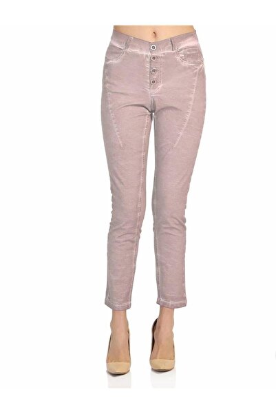 Bulalgiy BULALGİY Kadın Gül Kurusu Pantolon - BGA100644