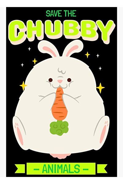 Universal Спасете пухкавите животни # 10 Дървени декоративни плакати за маса