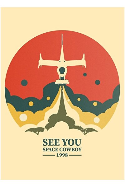 Universal Cowboy Bebop Spike Ship - See You Space Cowboy Tablo Poster din lem...
