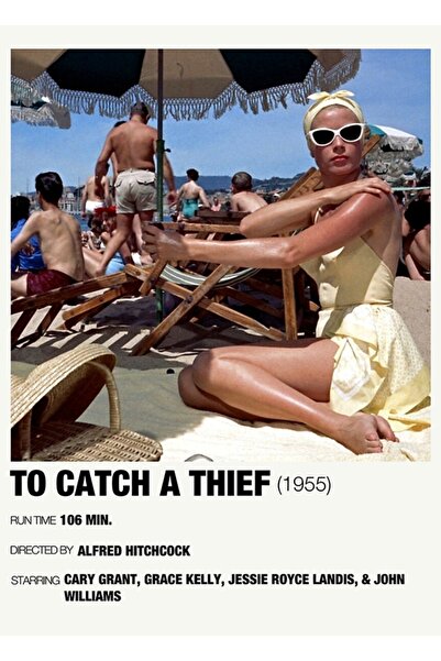 Universal Prinde lăcătușul (1955) Afiș alternativ de film, tablou, poster din...