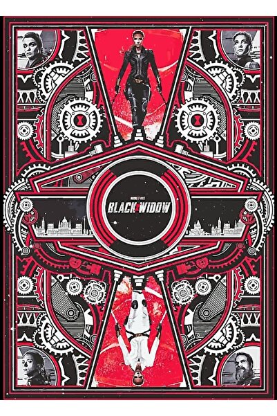 Universal Poster original din lemn cu supereroina Natasha, decorativ G3