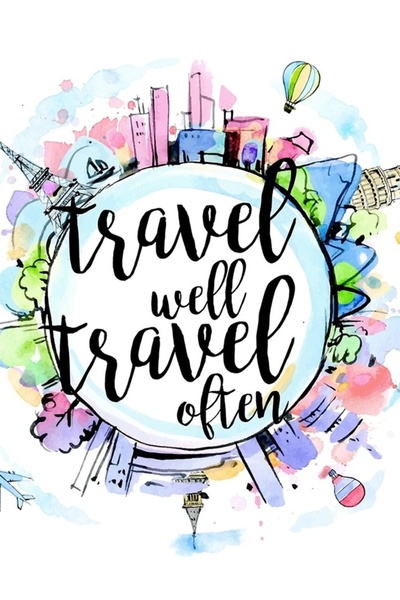 Universal Ταξιδέψτε Καλά, Ταξιδέψτε Συχνά - Διακοσμητική Ξύλινη Αφίσα Τραπεζο...