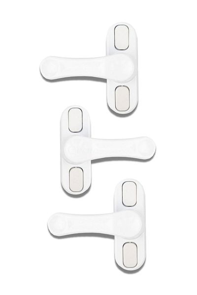 Evene Pimapen Door Lock Pimapen Window Lock Window Safety Lock Latched Lock 3 Pieces White