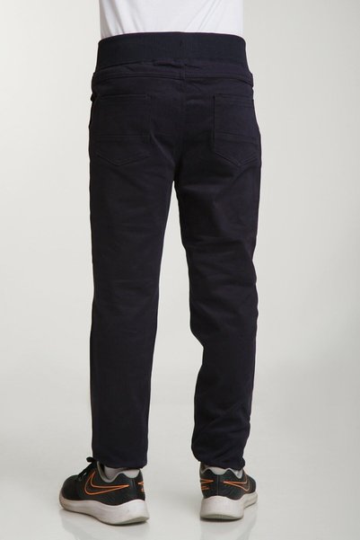 NACAR STORE School Trousers Elastic Ribbed Waist Canvas Children's Trousers
