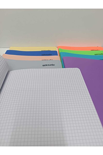 ÇilekKurdu Defter KARELİ 40 Yaprak A4 Pp Kapak Dikişli (2 Adet)