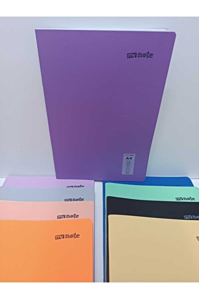 ÇilekKurdu Defter KARELİ 72 Yaprak A4 Pp Kapak Dikişli (2 Adet)