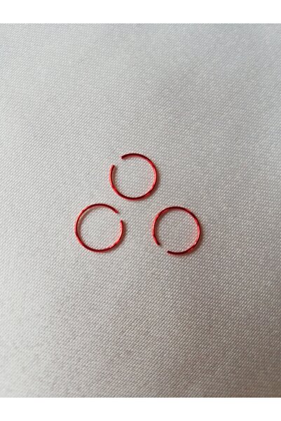 Bylin Takı Sahte Halka Piercing - Çap 8 Mm -ince- 3 Adet