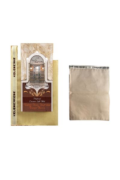 Kelebek Kese Genuine Cocoon Silk Bath Scrub Silk Scrub 16x24 cm