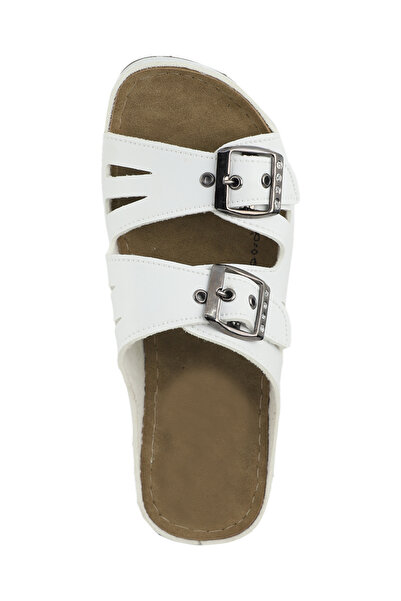 İncim ®| İno Women's White Comfortable Orthopedic Comfort Anatomical Light Sole Home Slippers and Daily Slippers