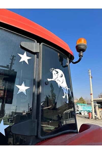 Genel Markalar Boğa Sticker Araba Kamyon,traktör Sricker,oto Sticker (40 Cm 40 Cm )