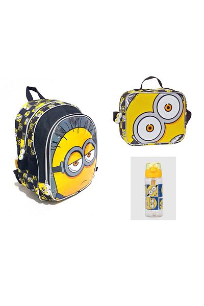 GENC DIJITAL BASKI SET Geanta Scoala MINIONS