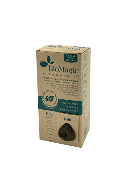 BIOMAGIC Saç Boyası Açık Kahve No: 5.00