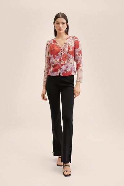 MANGO Pink Women's Blouse 27017128