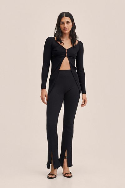 MANGO 27055805 Damen/Mädchen Schwarz