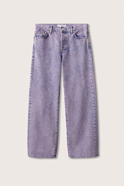 MANGO Růžové dámské džíny 27014766