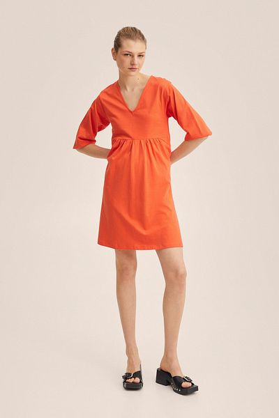 MANGO Woman 27047878 Жінка Дівчина Помаранчевий