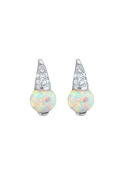 ELLI Ohrringe Opal Kristalle 925 Sterling Silber