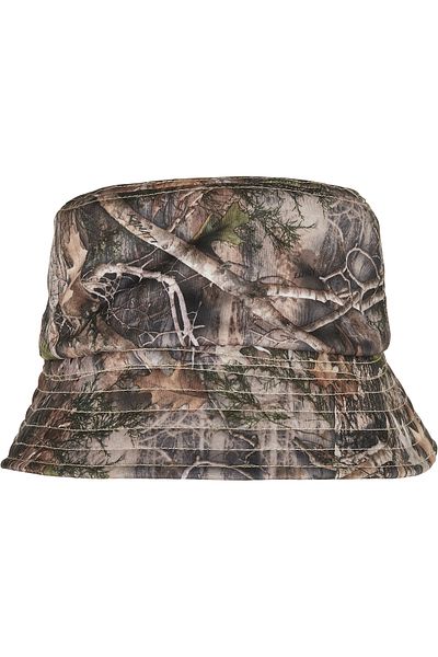 Flexfit Bucket Hat Sherpa Real Tree Camo Reversible Bucket Hat