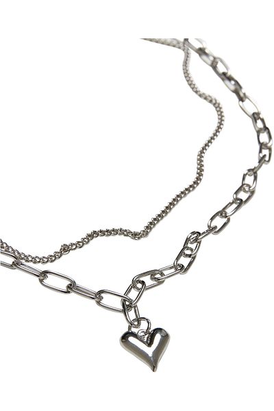 Urban Classics Accessoires Halskette mit Herz-Symbol