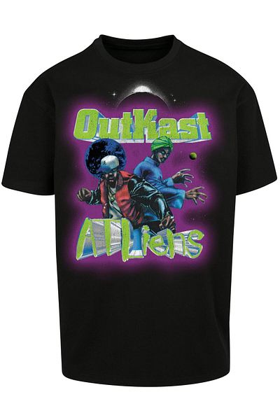 Mister Tee Herren Outkast Atliens Cover Oversize Tee