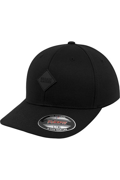 Urban Classics Accessoires Synthetik Lederpatch Flexfit Cap
