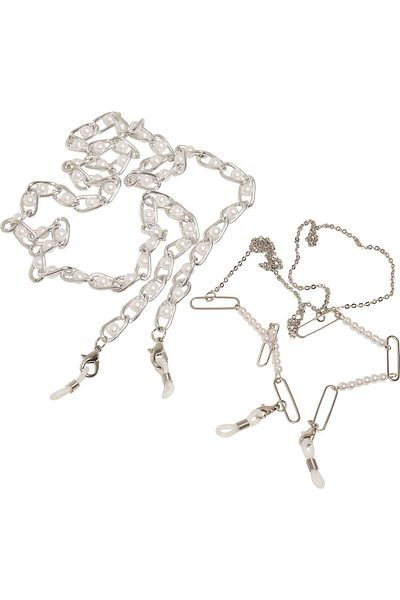 Urban Classics Accessoires Multifunktionskette mit Perlen 2er-Pack