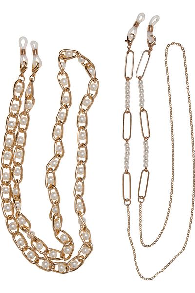 Urban Classics Accessoires Multifunktionskette mit Perlen 2er-Pack