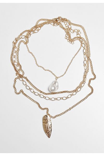 Urban Classics Accessories Indiana Plate Necklace