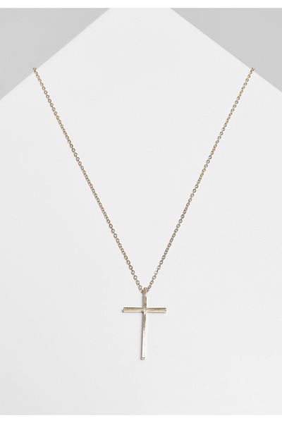 Urban Classics Accessoires Große Basic-Kreuz-Halskette
