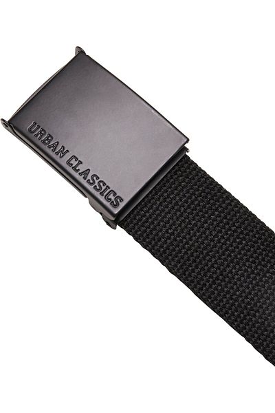 Urban Classics Accessoires Canvasgürtel mit farbiger Schnalle
