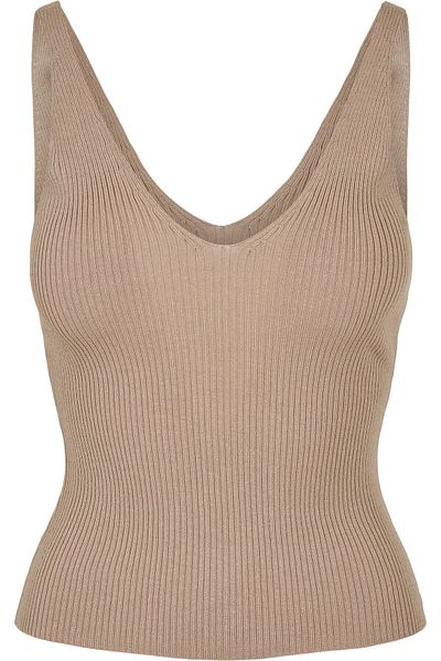 Urban Classics Damen Ladies' Rib Knit Top