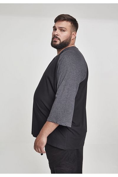 Urban Classics Herren Contrast 3/4 Sleeve Raglan Tee