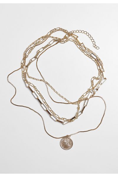 Urban Classics Accessories Coin Layering Necklace