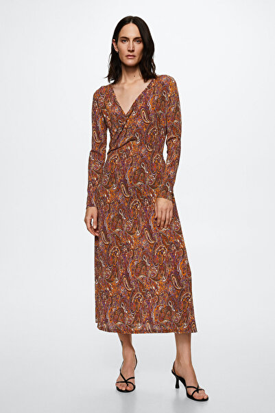 MANGO 37015816 Dresses and jumpsuits Orange