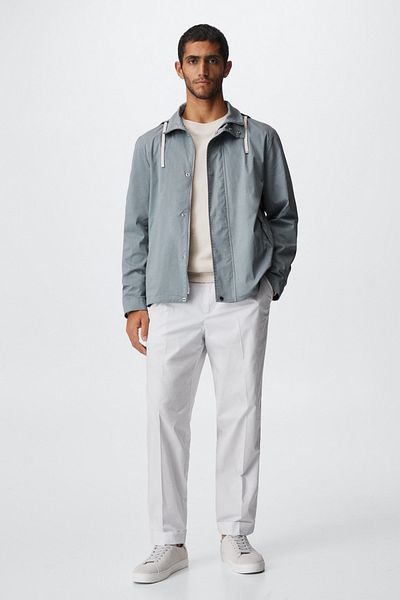 MANGO Man Gray Men's Jacket 37010031