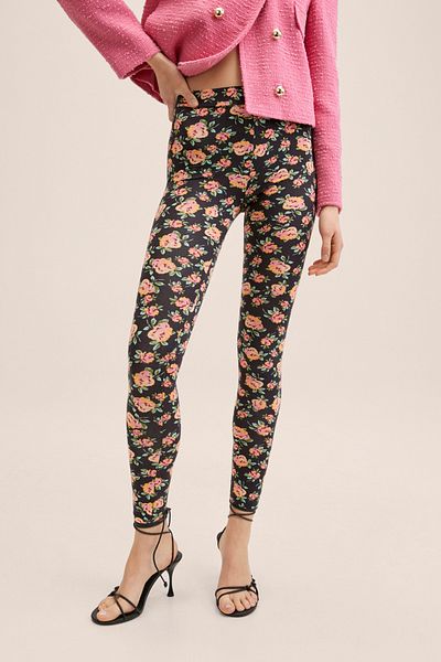 MANGO Schwarze Damenstrumpfhose 27015807