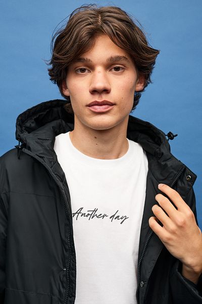 MANGO Kids Dunkelgraue Jacke für Jungen