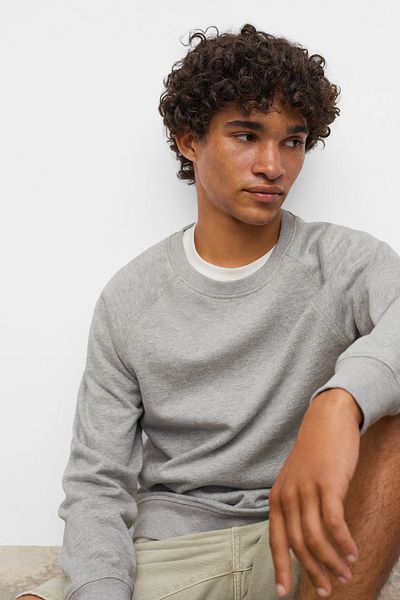MANGO Kids Sweatshirt für Jungen in Metallgrau