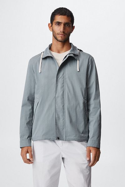 MANGO Man Gray Men's Jacket 37010031